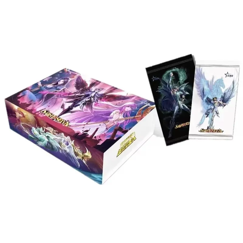 Genuine KAYOU Saint Seiya Manga Version Collection Cards Contract Pack Vol.1 Anime TCG Rare Collectible Trading Cards Gifts Toys