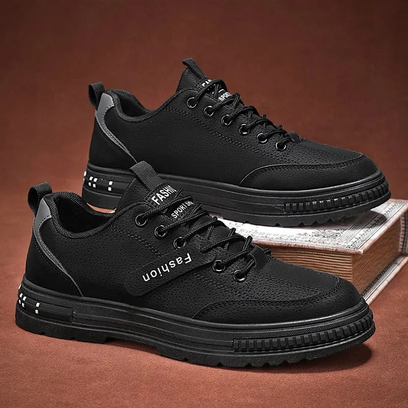Men Autumn New Wear‑Resistant Versatile Casual Shoes Lightweight Sporty Board Shoes Trendy Work‑Safety Style Fashion Sneakers Fo