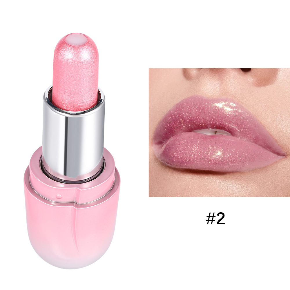 6 Colors Pearlescent Mirror Jelly Lipstick Waterproof Long Lasting Matte Velvet Shiny Sandwich Lip Stick Balm Makeup Cosmetics