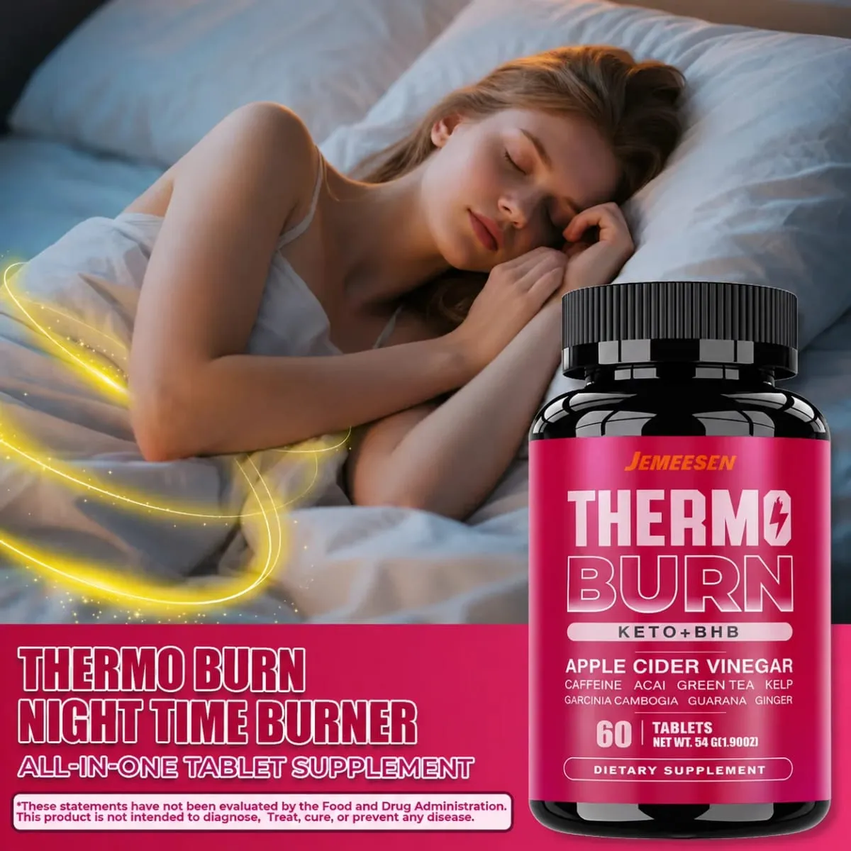 Natural Formula Fat-Burning Tablets with Premium BHB Blend + Brazilian Berry – Gentle Detoxification and Weight Management Suppo