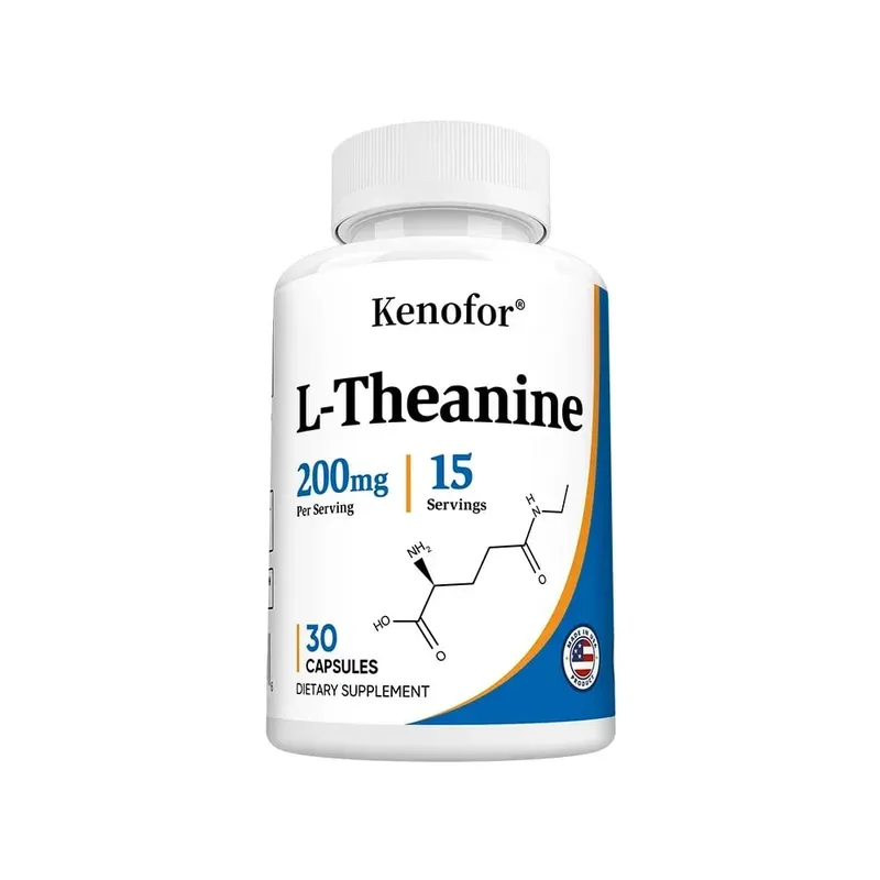 L-Theanine 200 Mg Extra Strength Theanine Supplement – ​​Focus and Relaxation Support Improved Sleep Non-GMO and Gluten-Free