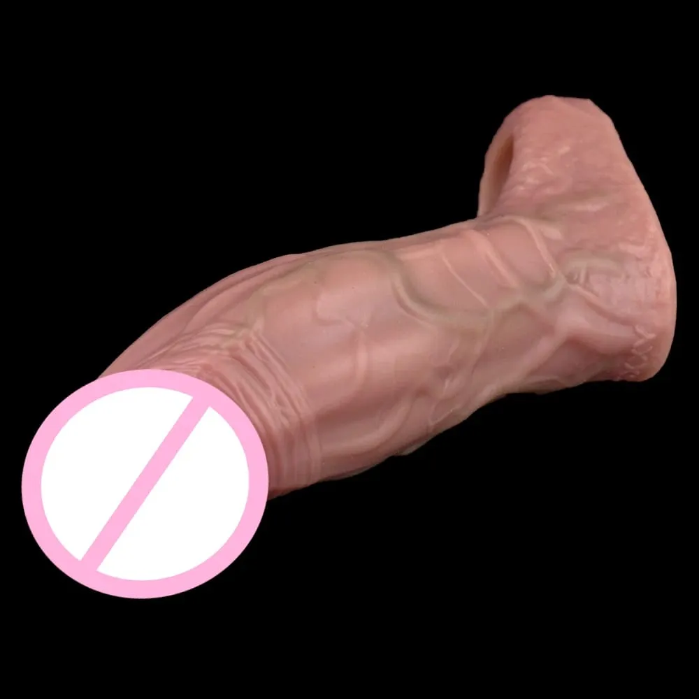 Đóng Đầu Thực Tế Dương Vật Tay Đồ Chơi Tình Dục Cho Nam Trì Hoãn Xuất Tinh Dick Mở Rộng Dành Cho Các Cặp Đôi Khoái Cảm Tình Dục Sexshop