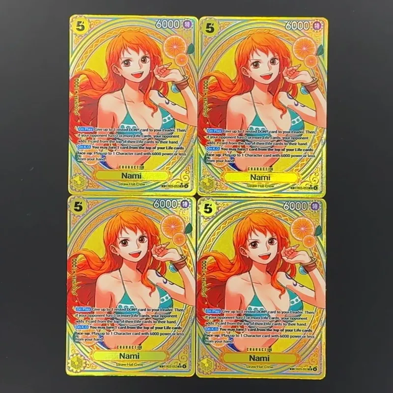 One Piece TCG OPCG English EB03 SP Card Boa Robin Nami Uta Vivi Reiju Perona Koala Tashigi EB03 Heroins Set Textured Foil Card