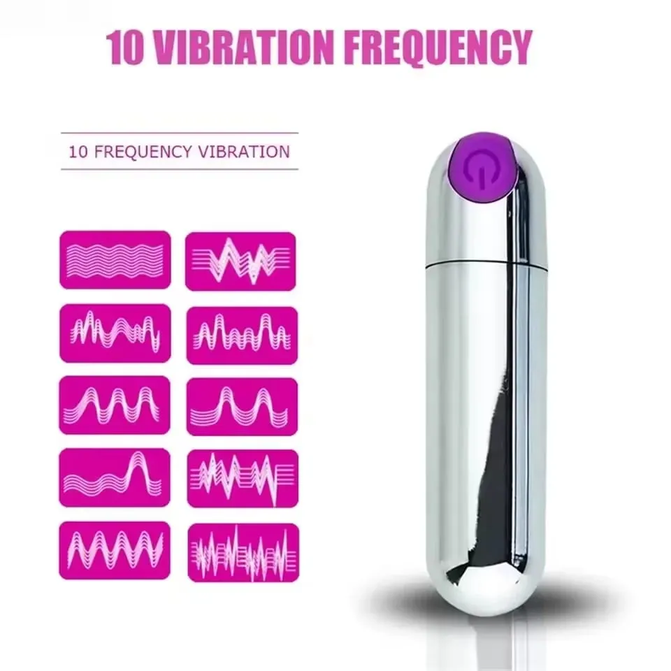 Mini Bullet Vibrator for Women G Spot Clitoris Stimulator Dildo Vaginal Nipple Massager Vibrating Egg Masturbation Sex Toy Adult