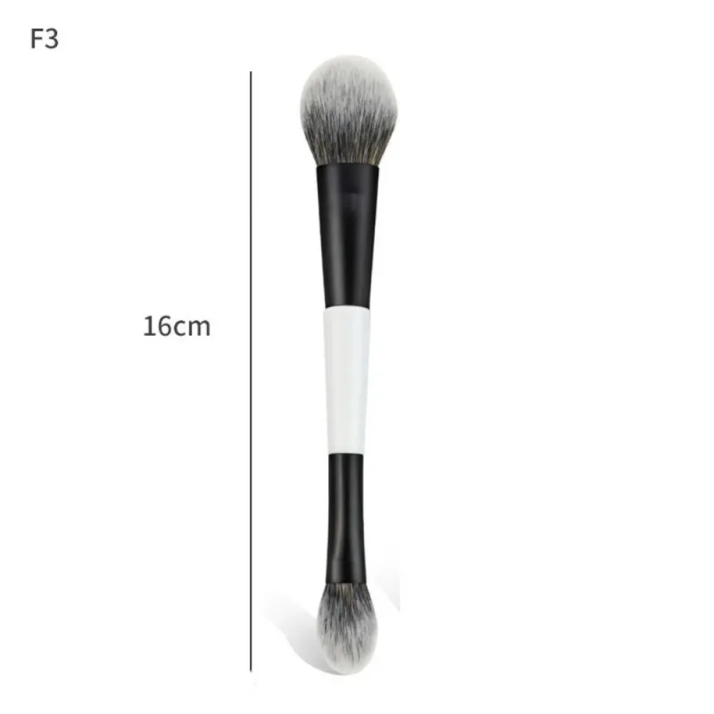 Dual-Ended F4 Contour Face Brush High Coverage Cosmetic Beauty Makeup Brushes Multi-purpose Eyeshadow Concealer Brushes