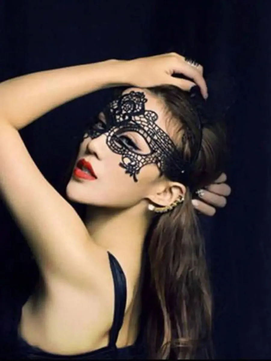 Black Lace Sexy Mask For Women Christmas Party/Ball Masquerade Costume Mask
