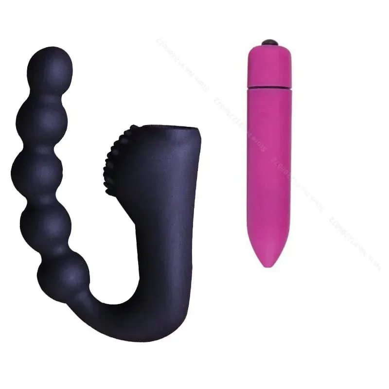 Beads Vibrating Prostate Massager Anal Plug Waterproof Motors 10 Speeds Stimulation Butt Anus Silicone Men Women Sex Toys — image 10