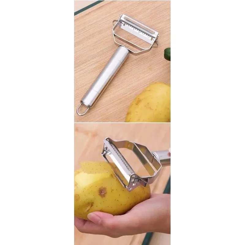 1pc Kitchen Vegetables Fruit Peeler Vegetable Slicer High Quality Stainless Steel Potato Cucumber Carrot Grater Julienne Peeler