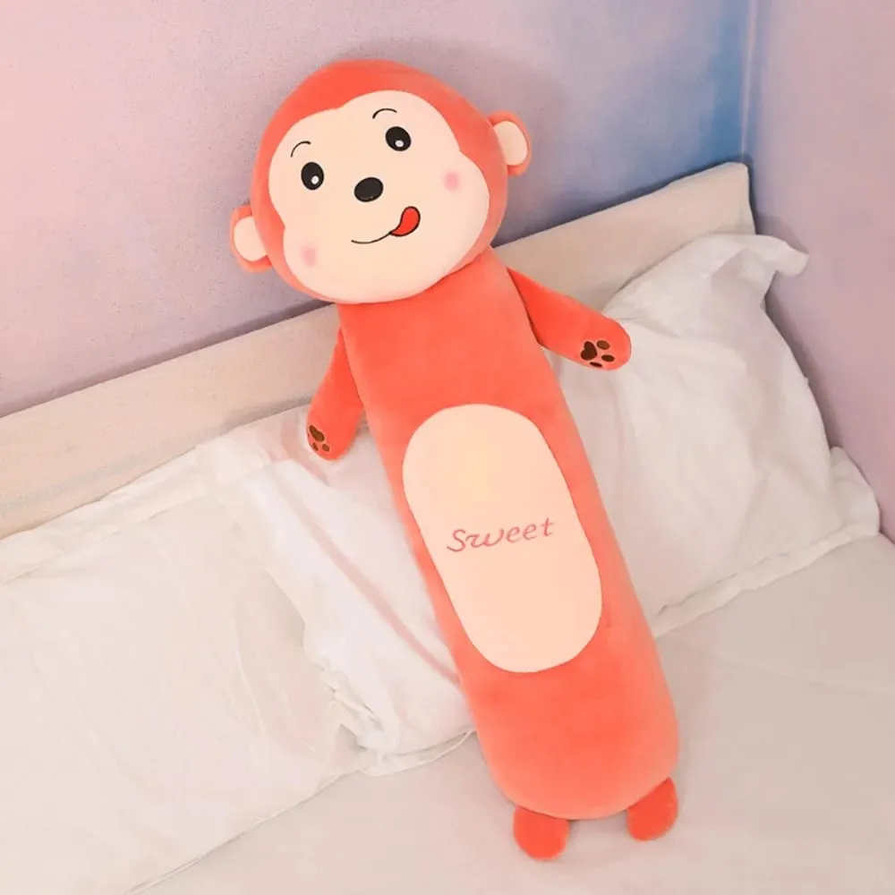 Soft 50/70cm Cute Bantal Monkey Cat Animal Bolsters Lion Rabbit Peluk Pillow Home