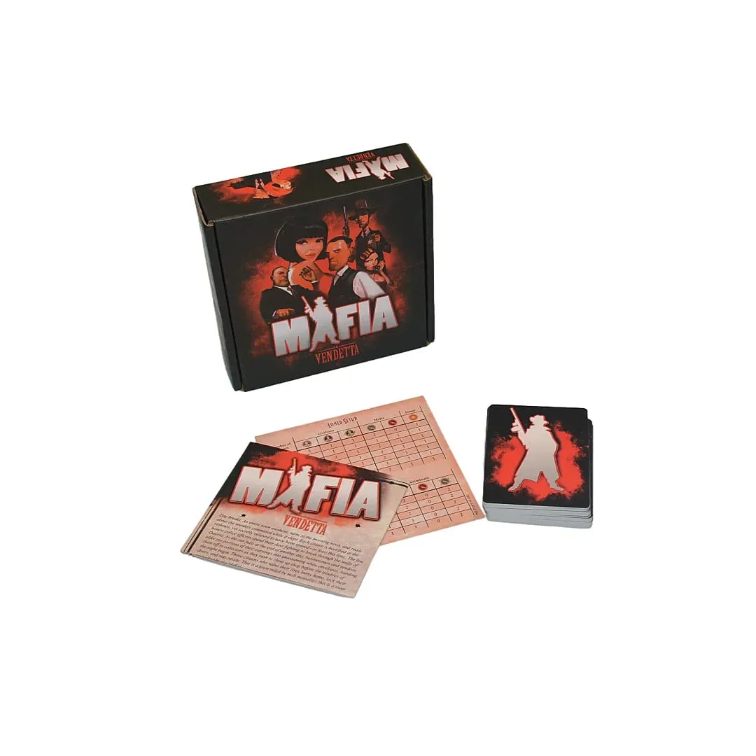Mafia: Vendetta (Mafia: Revenge) Board Game | "Family Reunion" Party Card Game Board Game Card Game Ideal Game for Family Gatherings Gift.