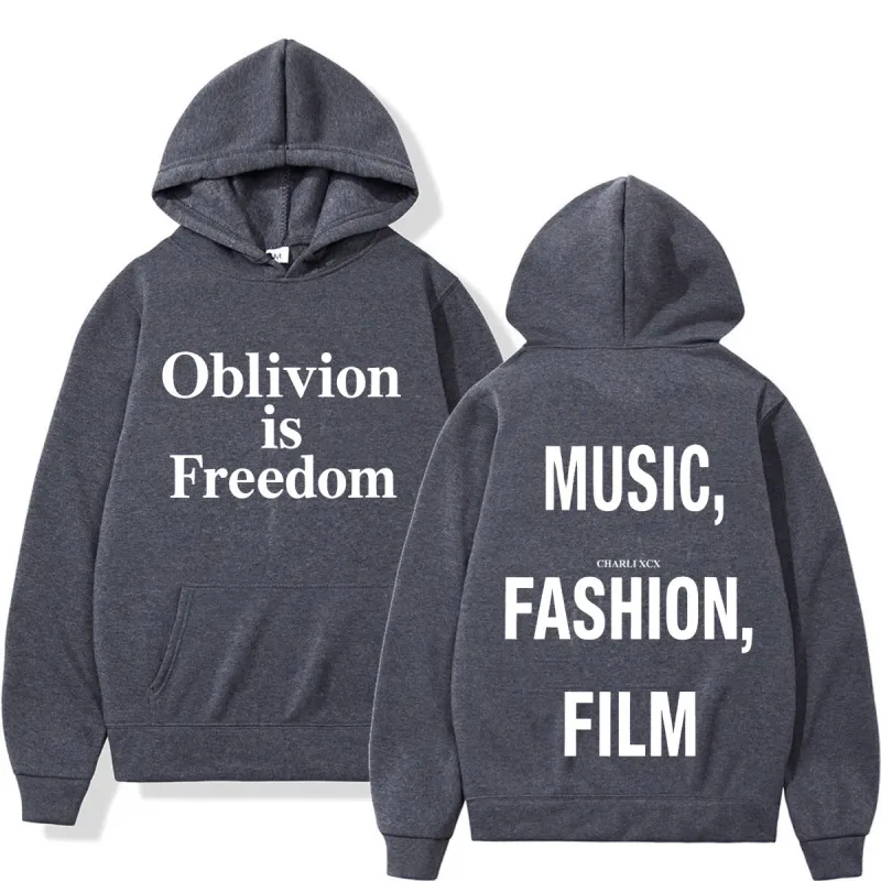 XCX Album Music Fashion Film Tour 2026 Print Hoodie Men Women Fashion Pullover Casual Hip-hop Sweatshirt Fan Gifts