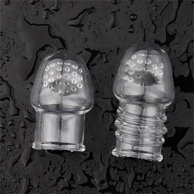 Penis Sleeve Male Masturbator Delay Lasting Glans Trainer Portable Stimulator Penis Massager Soft Adult games sex Erection Toys