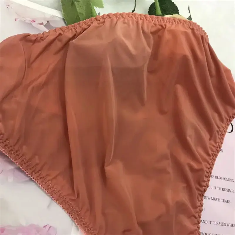 Sexy men's underpants for men's daily ultra-thin translucent concave convex style briefs Soft and breathable gay underwear