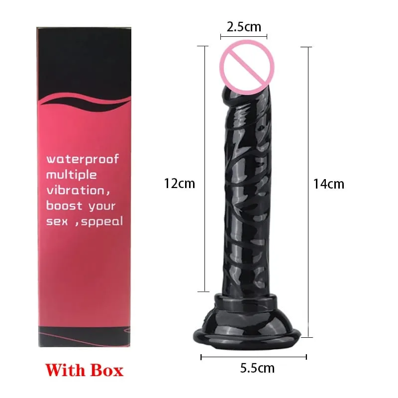 Realistic Dildo Strong Suction Cup Soft Crystal Jelly Dildo Penis Sex Toys for Woman Fake Dick Big Penis Anal Butt Plug Sex Shop