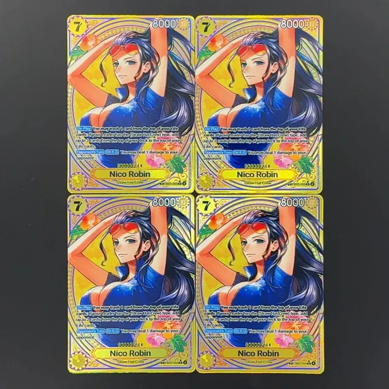 One Piece TCG OPCG English EB03 SP Card Boa Robin Nami Uta Vivi Reiju Perona Koala Tashigi EB03 Heroins Set Textured Foil Card