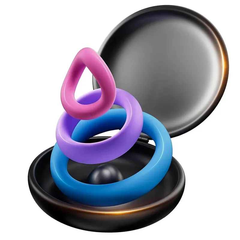 Sex Toys Penis Ring Silicone Cock Rings for Men 3/4/8 Sizes Cockring Cock Sexual Stimulation Couples Sex Toys Stretchy Cock 18+