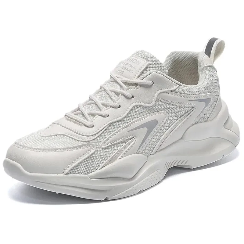 Men's Chunky Dad Shoes 2025 Summer Hot Sale Breathable Casual Shoes for Men with Thick Soles for Students Casual Sneakers