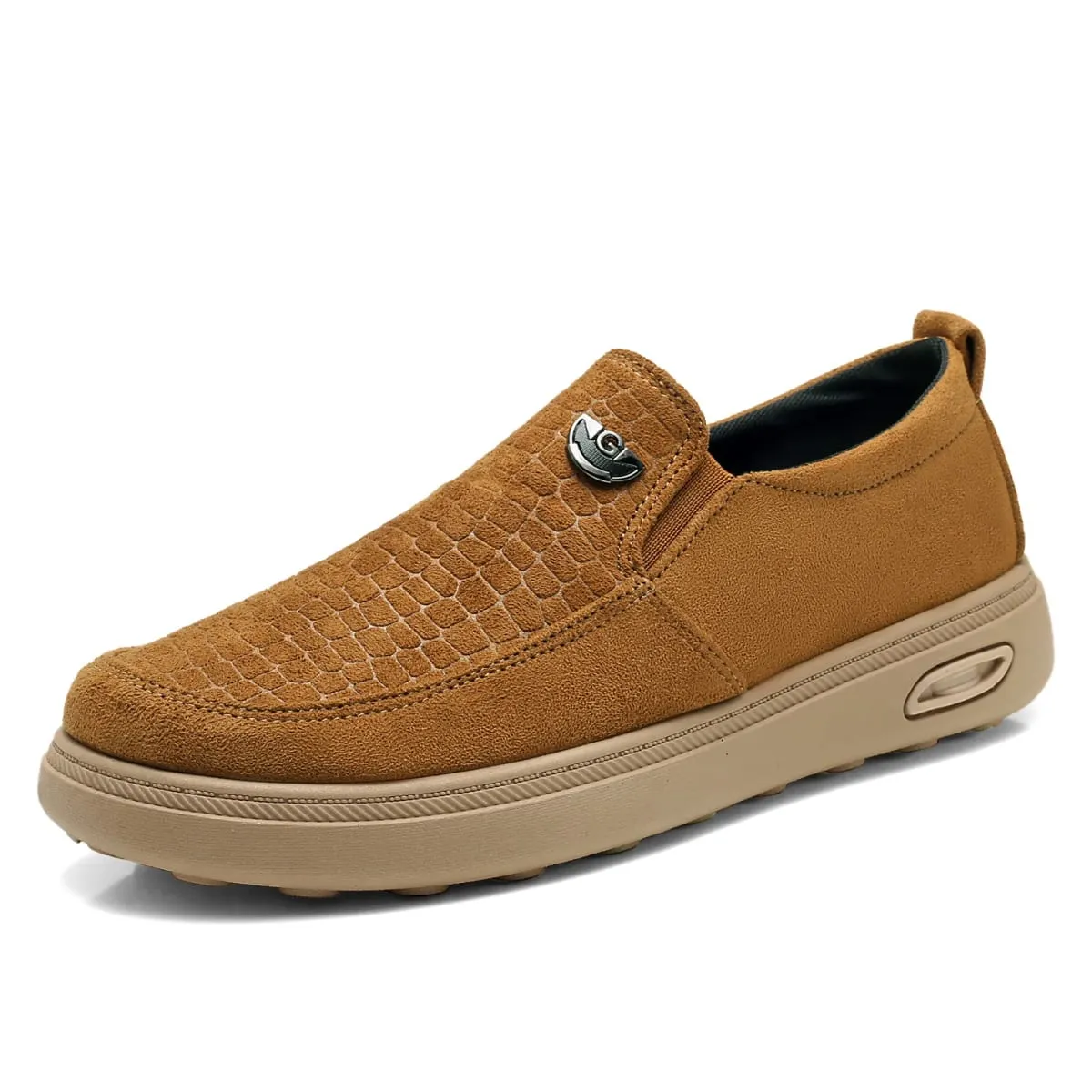 Men's Lightweight Breathable Casual Shoes Summer New Versatile Single Foot Outdoor Wear-Resistant Soft Sole Comfortable Footwear