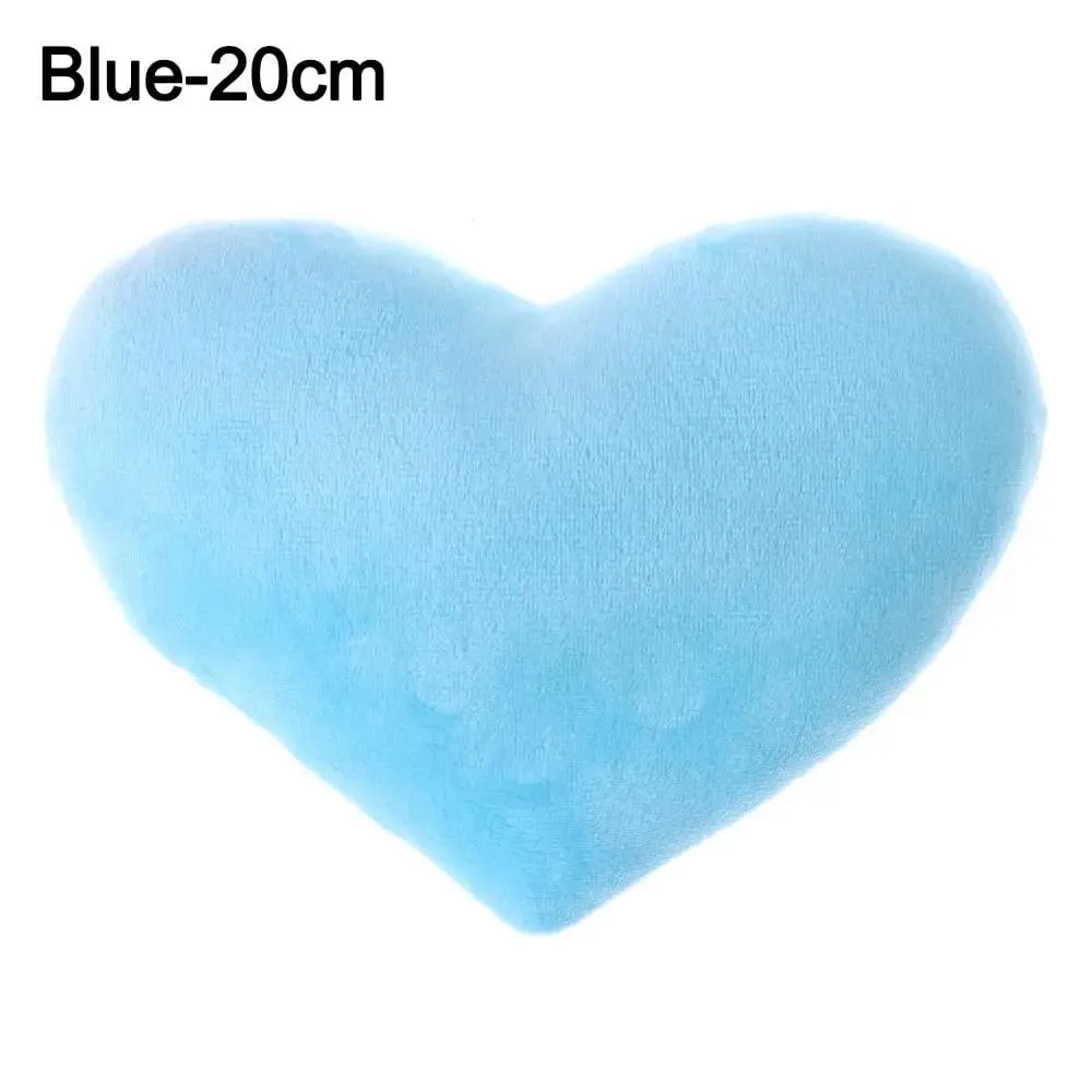 Heart Plush Toys Soft Pillow Kawaii Toy Lovely Gift for Birthday Home Decorative Valentines Day Decorative Soft Stuffed Pillow
