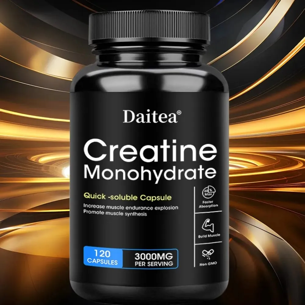 Creatine Monohydrate - Improves Performance Muscle Growth and Recovery