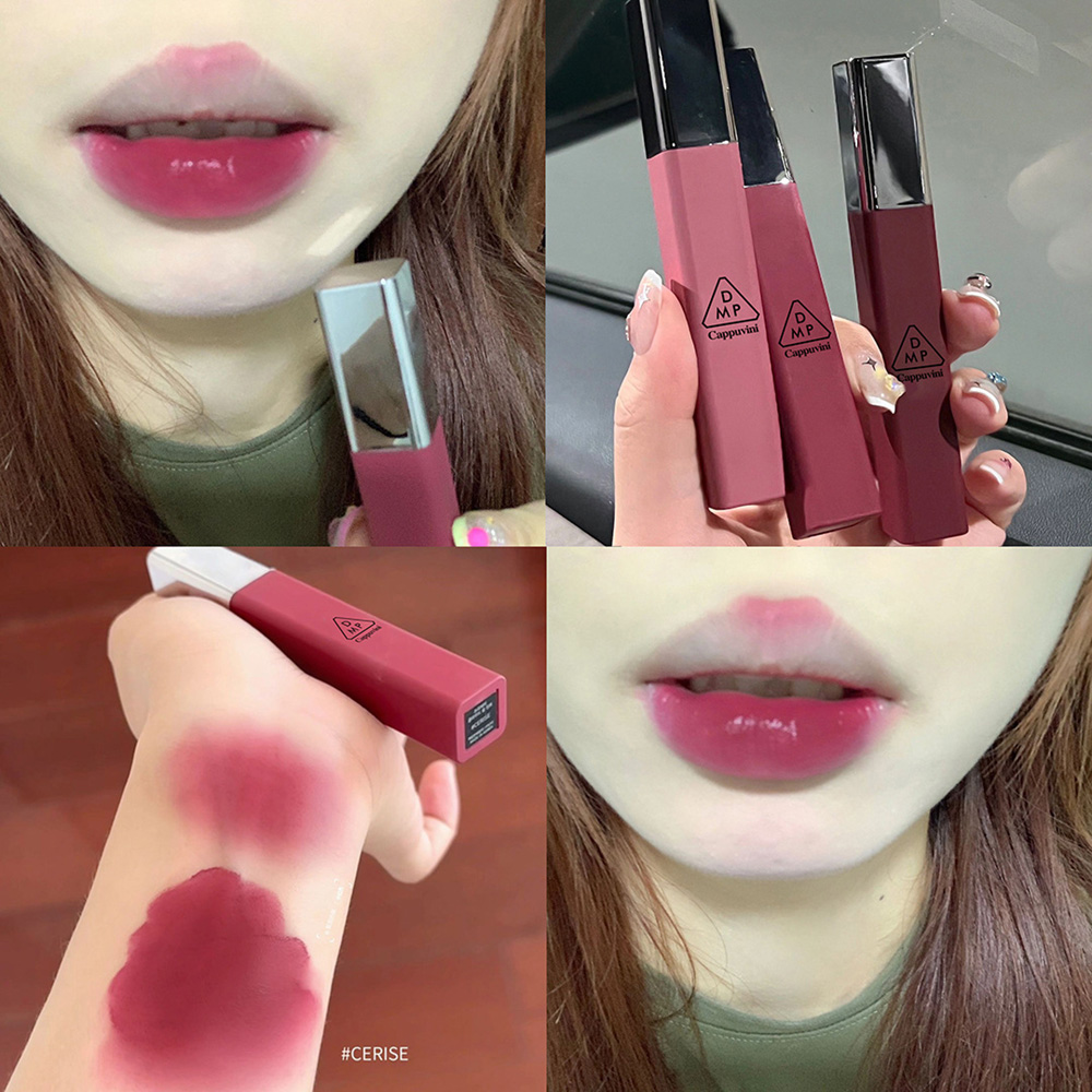 Cappuvini Matte Velvet Lip Glaze, feuchtigkeitsspendender, glatter, langanhaltender Lippenstift, Make-up-Lipgloss