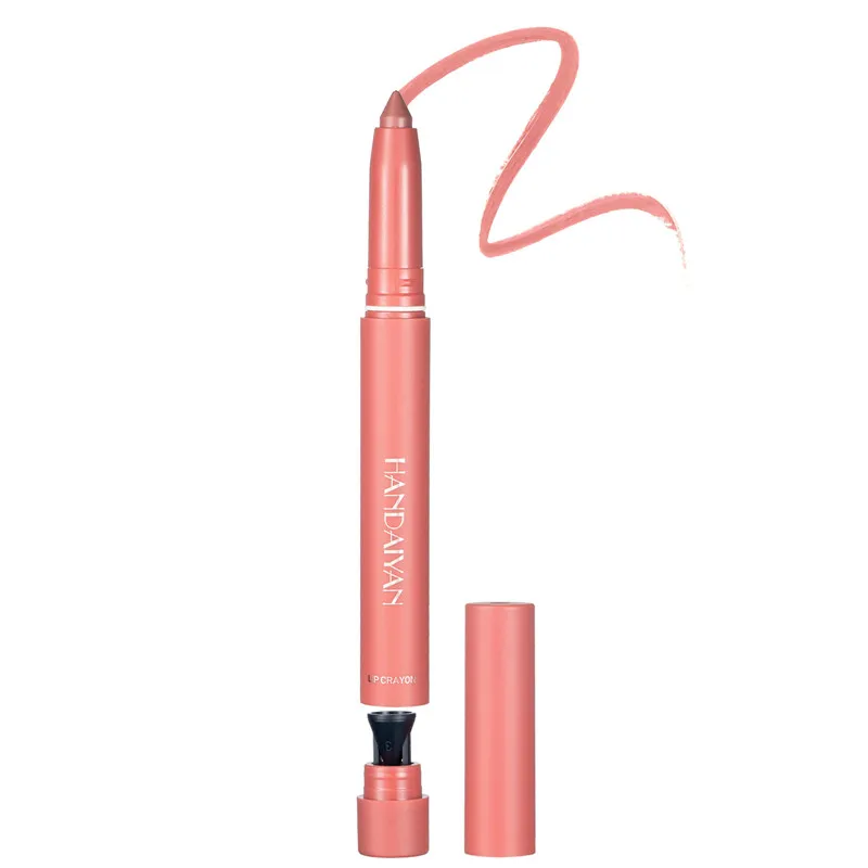 12 farver Pink Velvet Matte Lipstick Pen Lip Liner Blyant Vandtæt Langvarig Ikke let at falme Plumpe læber Crayon Makeup Tint — image 12