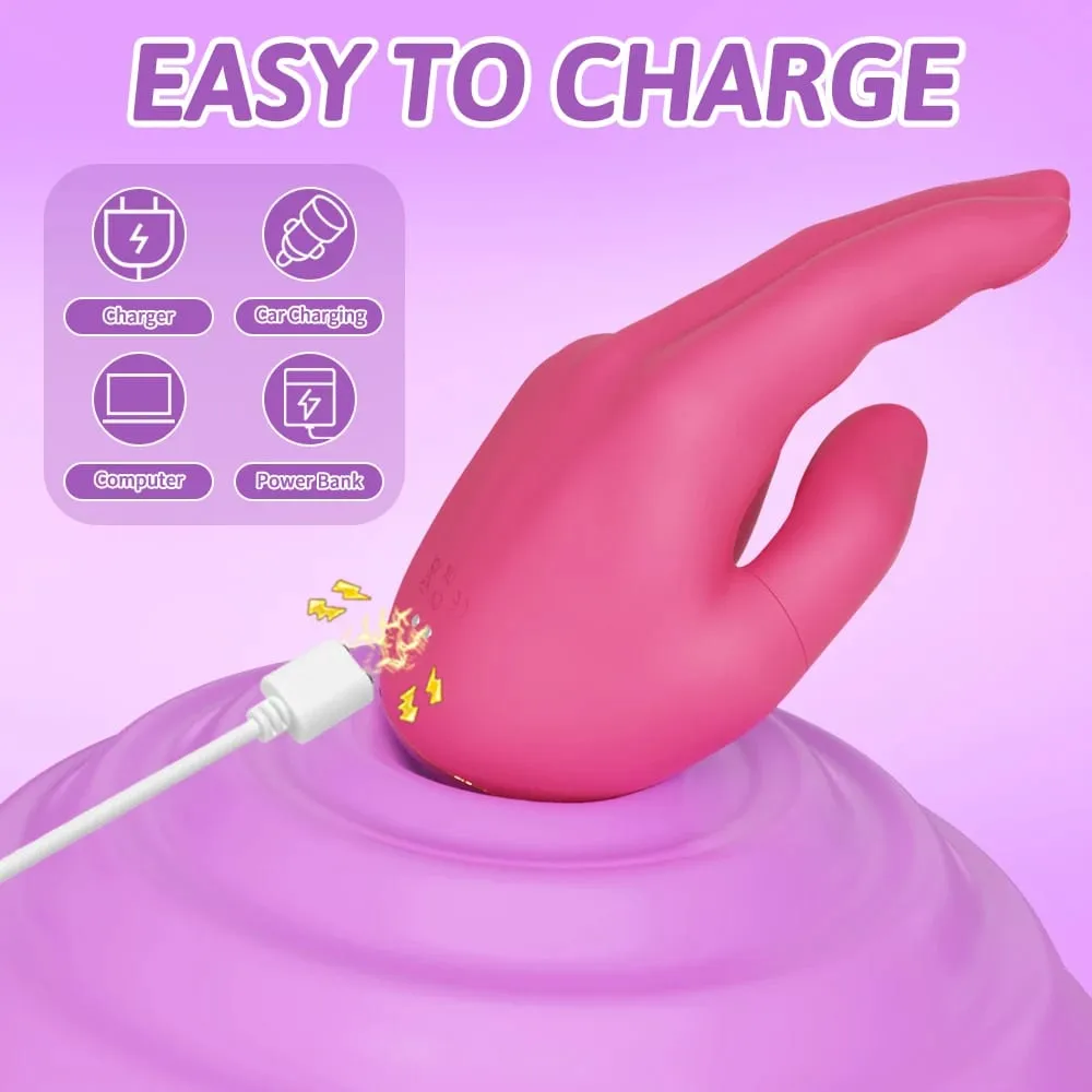 Heating Wiggle Finger Vibrator for Women G-Spot Vagina Vibrator Female Masturbator Nipple Clitoris Stimulator Adult Sex Toys