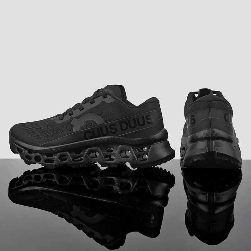 Casual Sneakers Men's Cushion Running Trainers Shock Absorbing Supercritical EVA Sneakers Breathable Fitness Athletic Shoes