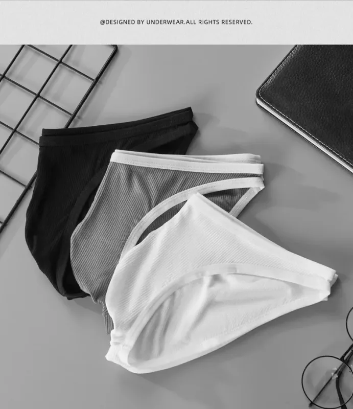 Panlalaking Single Layer Brief na Ultra Manipis na U Convex na Supot na Kasuotang Panloob na Nakakahinga ng Kahalumigmigan Sexy Summer Panties — image 3