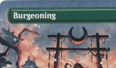 LK14 Burgeoning Chord of Calling Legolas's Quick ScapeshiftScythecat Cub Sylvan Tutor High-Quality TCG Proxy Cards (Black-Core)