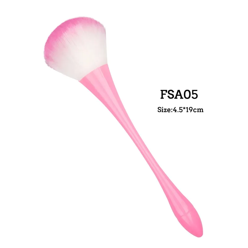 1Pc Fashionable Nail Art Dust Brush Perfect for DIY Nails Reusable Makeup Brushes Wholesale
