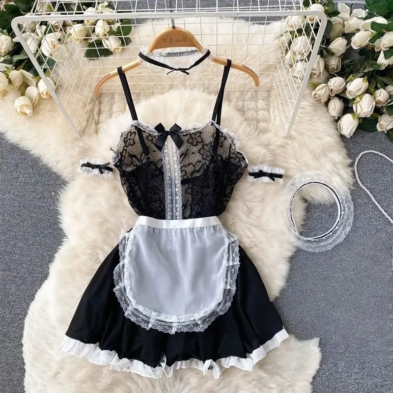 Woman Embroidery Floral Mesh Fashion Sexy Dress Chinese Style Short Sleeve Split Hollow Out Cheongsam New Gauze Sheer Dress