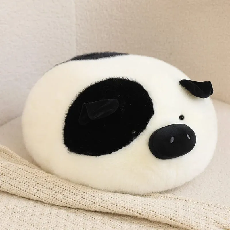 40cm Fluffy Animal Plush Pillow Hamster Rabbit Cow Pig Decompression Sofa Cushion Photography Prop Holiday Present