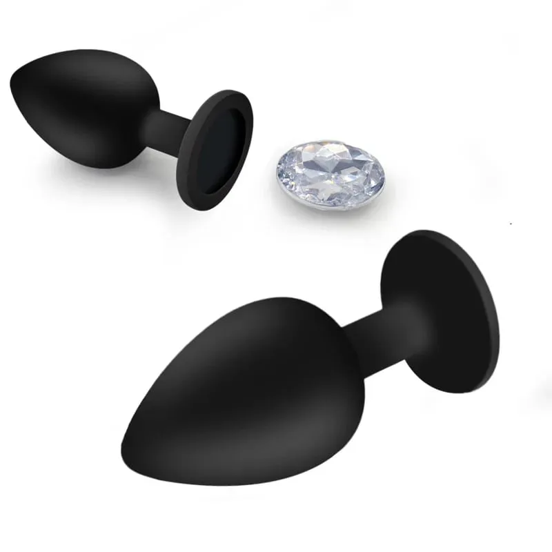 S/M/L Soft Silicone Anal Plug Mini Erotic Butt Plug Sex Toy for Beginner Men Women Gay Couples Prostate Stimulator Anal Sex Toy