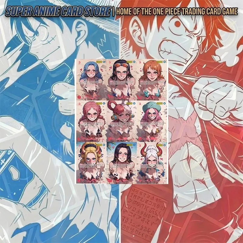 Diy Japanese Anime Opcg One Piece Card Set Yamato Nami Boa Hancock Nico Robin Carrot Perona Shirahoshi Uta Collectible Cards