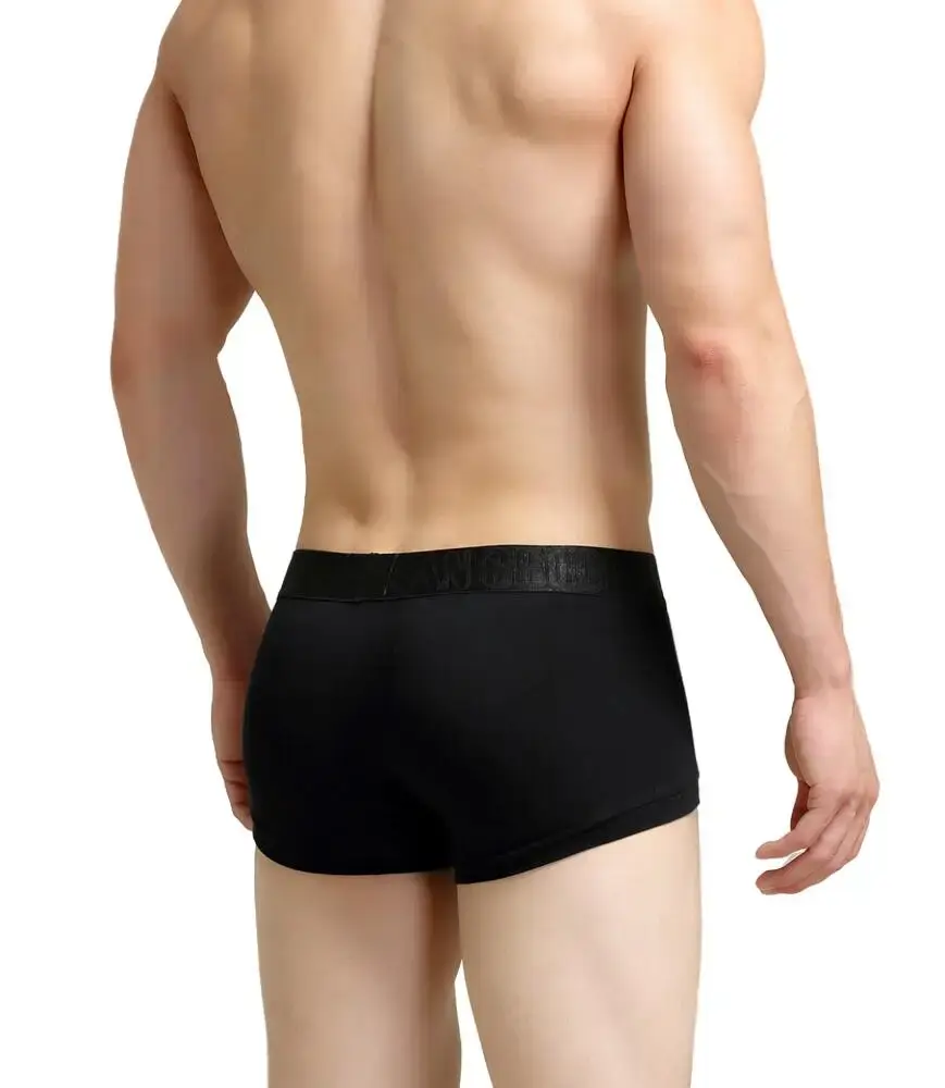 Heren boxershorts van ademend katoen, U-bolle buidel, lage taille, zacht stretchondergoed voor dagelijks casual en intiem gebruik