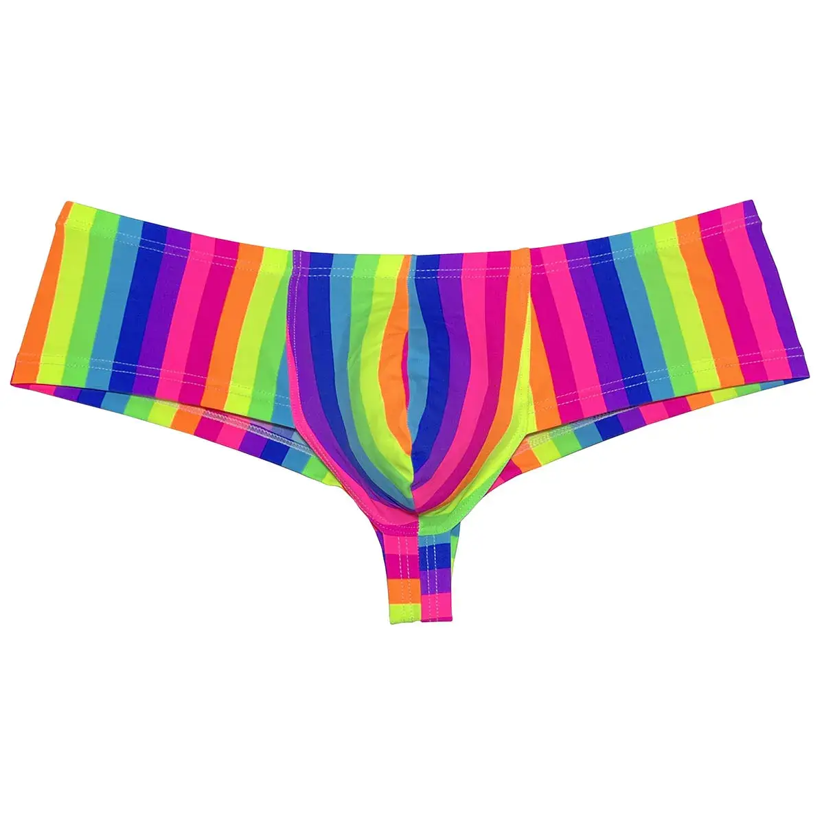 Sexy Mens Print Swim Thongs Ultrathin Quick-dry Swimwear Low-rise Bikini-Style Back Briefs Underwear Elastic Boxer Shorts Beach