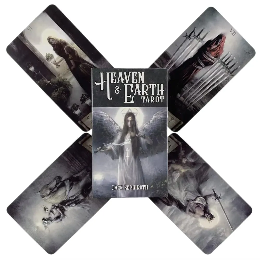 Heaven Earth Tarot Kit Cards 78 New Tarot Cards For Beginners With Guidebook Card Game Board Game Exquisite And Guidebook
