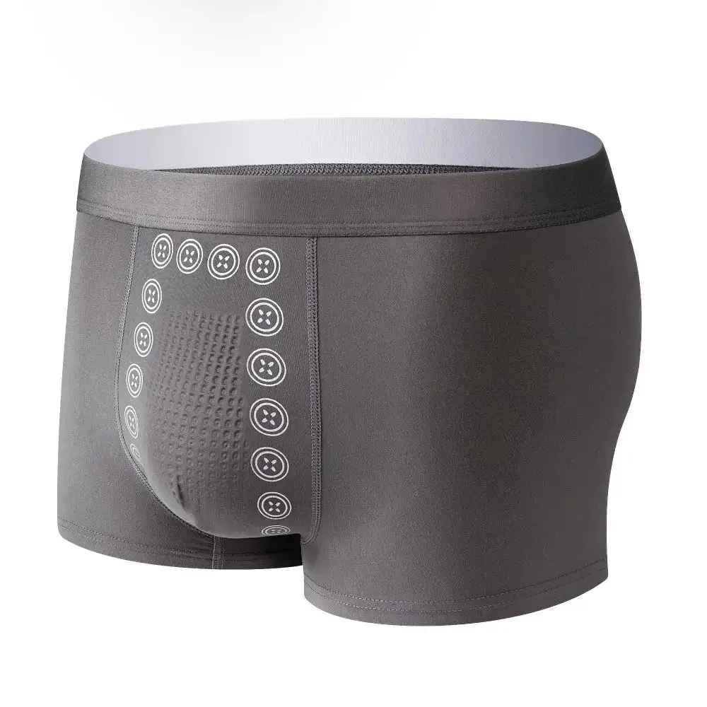 4 Uds Boxer Shorts ropa interior de seda de hielo para hombres calzoncillos geniales bragas delgadas sexis transpirables lencería Sexy U convexa