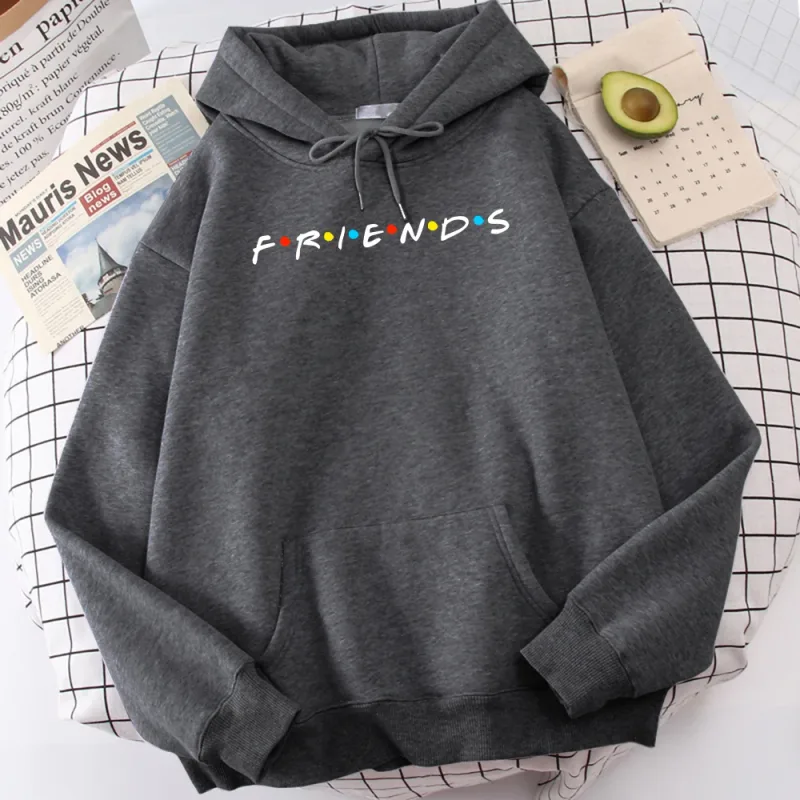 Sitcom Film Freunde Gedruckt Herren Hoody Koreanische Fleece Sweatshirt Einfache Crewneck Mit Kapuze Straße Oversize Herbst männer Kleidung
