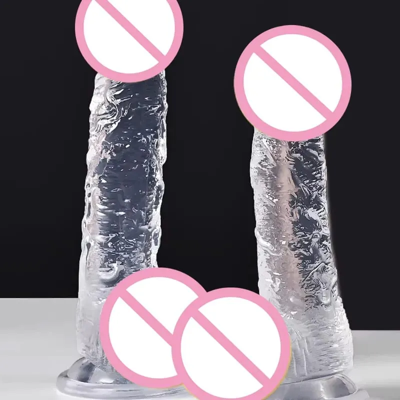Transparent Realistic Dildo Strong Suction Cup Adult Sex Toys for Women Gay Anal Masturbation Realistic Dick Sex Toys Big Dick18
