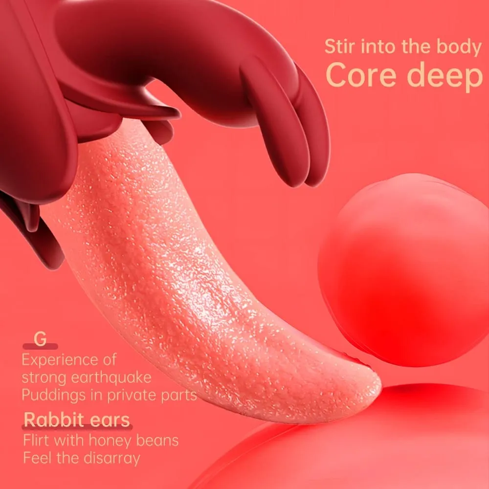 Tongue Licking Nipple Clitoris Stimulator Sex Toys Dildo Vibrator Women Couple Sexy Adult Female Dildo Vibrator Toys 18+ — image 4