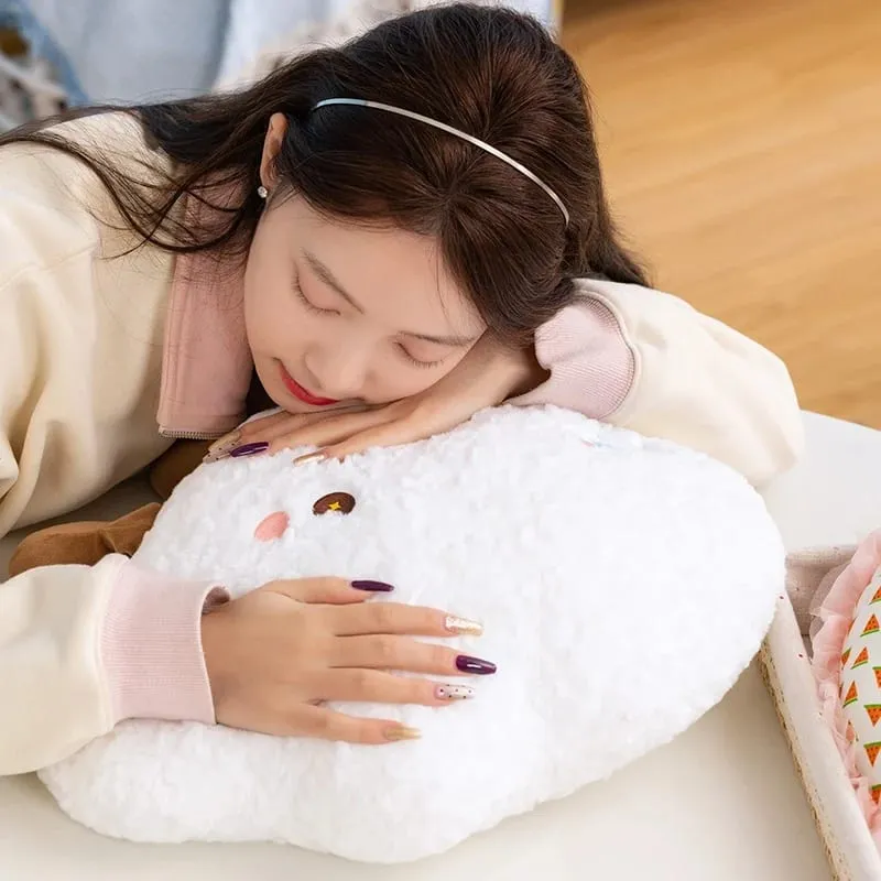 귀여운 만화 무지개 구름 베개 Kawaii 박제 베개 부드러운 필링 홈 오피스 자동차 잠자는 베개 등받이 좋은 선물