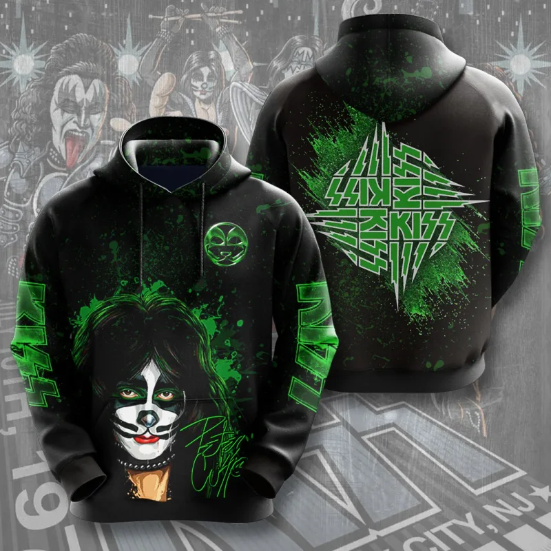 2026 Hot Rock Kiss Hoodies 3D Printed Men Women Funny Long Sleeve Sweatshirt Shirt Street Man Hoodies Tops Y2k Hoodies