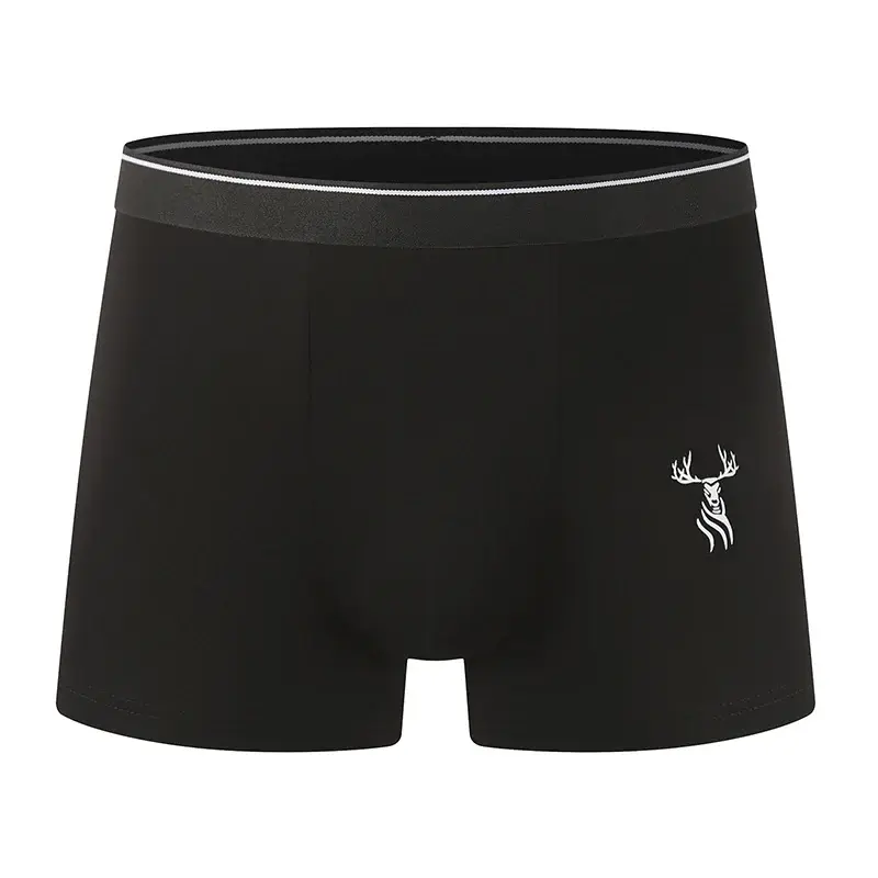 8-Piece Set of Men's Bamboo Fiber Fashionable Printed Underwear Comfortable Plus Size Boxer Shorts Sports and Fitness Base Short