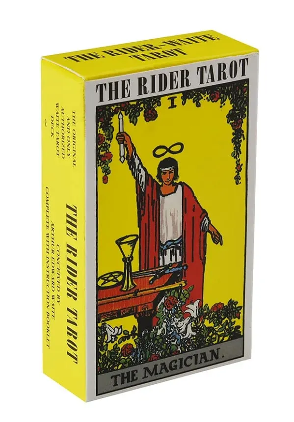 English/Spanish Version Classic The Rider Tarot Card Prediction Divination Board Game Toy Holiday Games Waite Tarot Deck Booklet