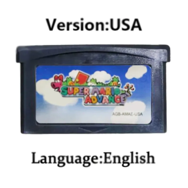 Wari0 32 Bit GBA Game Cartridge Kart Game Card Series EUR USA Version Video Game Card For GBA Portable Game Console