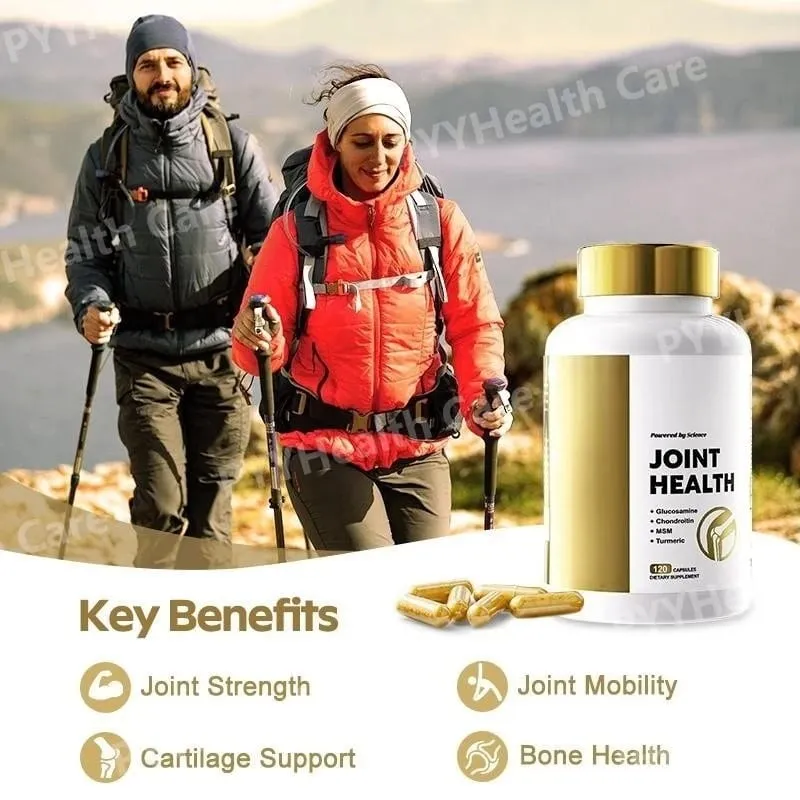 Joint Support Capsules with MSM and Turmeric for Daily Mobility Care Daily Wellness Support