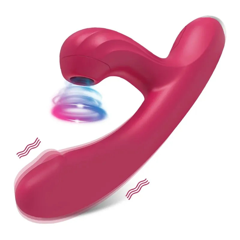 Powerful Vibrating Sucking Vibrator Female Sucker Clitoris Stimulator G Spot Dildo Massager Adult Goods Sex Toys Shop for Women