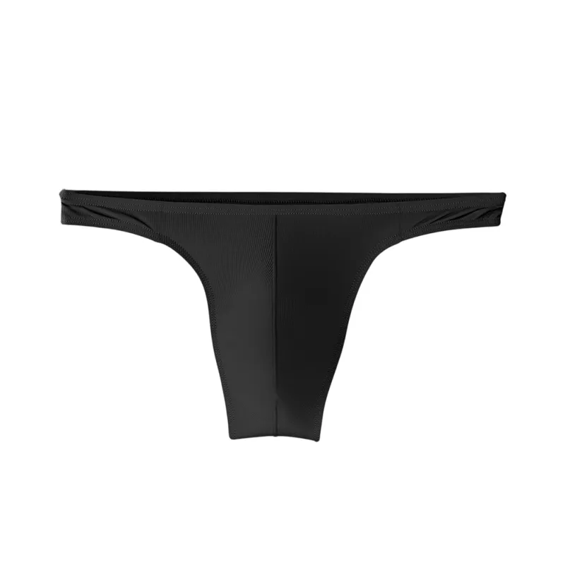 Eis Seide Tangas Männer Sexy Unterwäsche Weiche Rippen G-string Atmungsaktive Unterhose Nahtlose Höschen Männliche Dessous Ausbuchtung Beutel Briefs